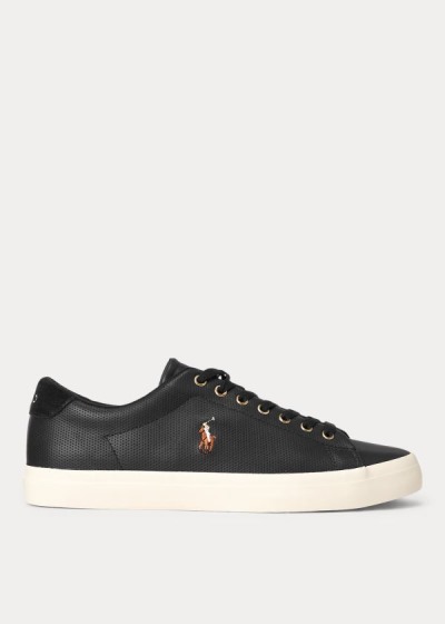 Men's Polo Ralph Lauren Longwood Leather Sneakers | 703219BHD